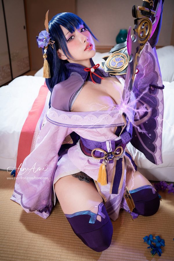 [Hane Ame 雨波] 原神 雷电将军 [45P/61MB]